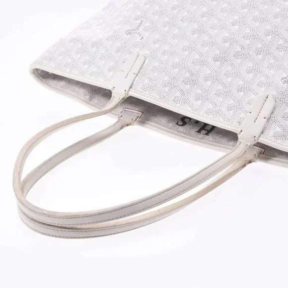 Goyard Goyardine Artois Pm White Coated Canvas Tote - Picture 5 of 13